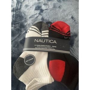 Socks Toddler Boys Nautica 10 Pack Ankle Multicolor Size 10-4
